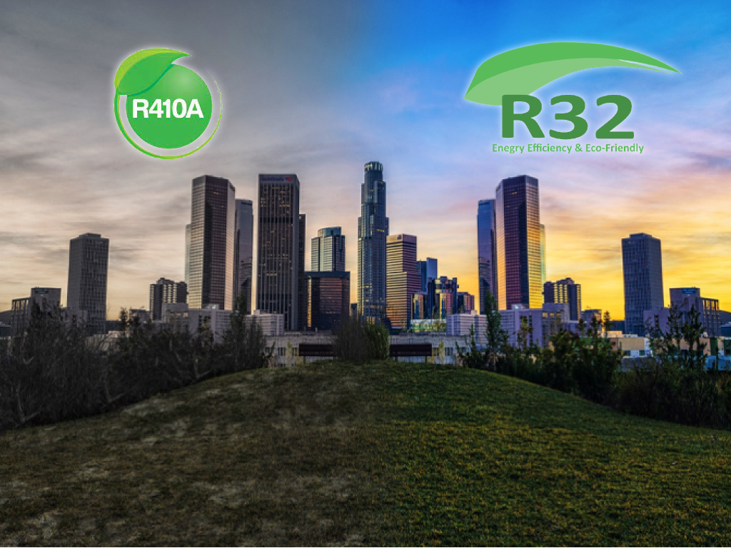 Difference between R32 and R410A